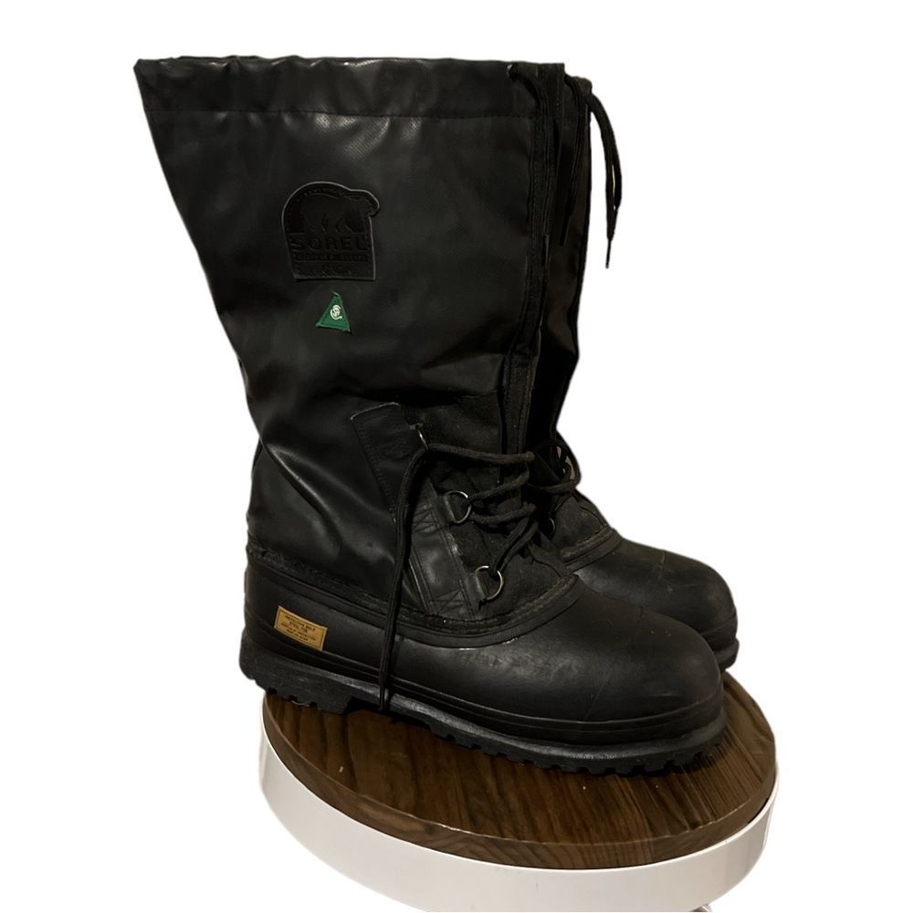 Sorel CSA Approved Steel Toe Winter Work Boots - Size 10